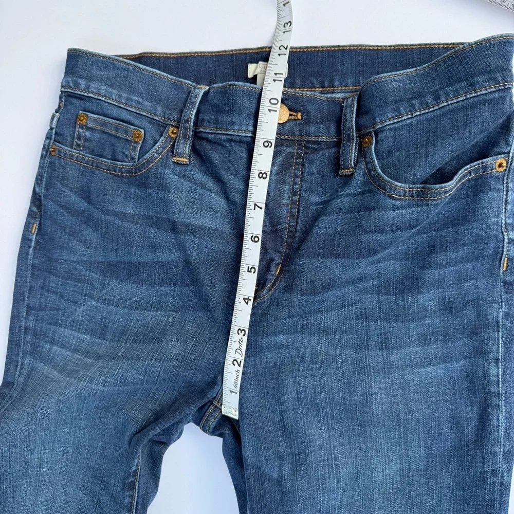 Womans J. Crew Stretch Denim Jeans Size 30w x 27 Inseam​​